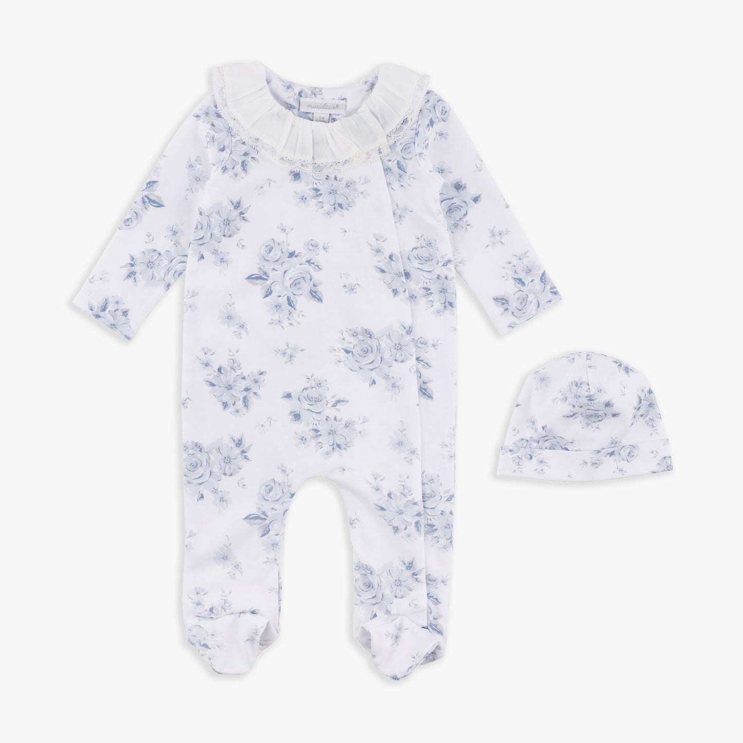 Blue Rose Coverall & Hat Set